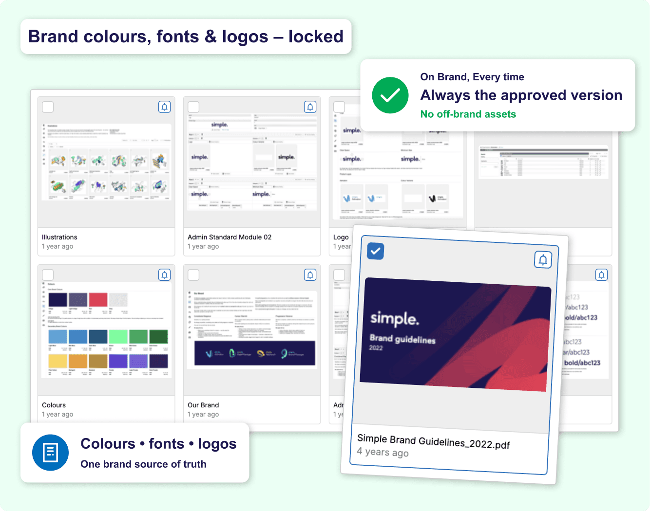 Manage Brand Compliance with Simple Asset Manager
